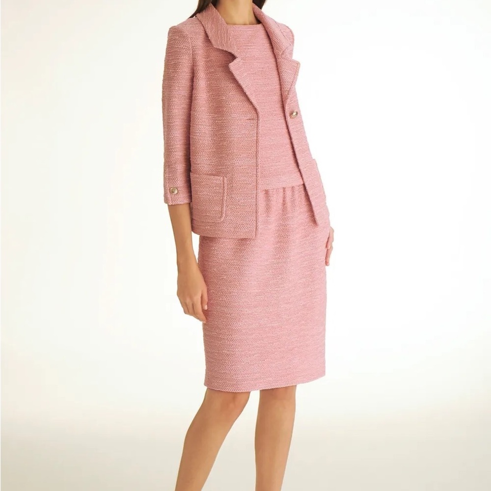 NWT St. John Spring 2013 runway show dress and jacket set, size US 10
